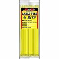 Pro Tie CABLE TIES 8 YELLOW SD, 100PK YL8SD100
